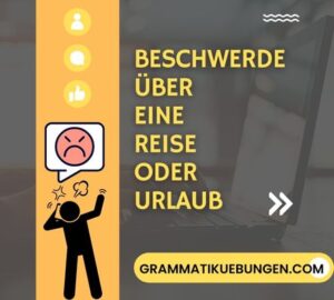 Beschwerde über eine Reise oder Urlaub